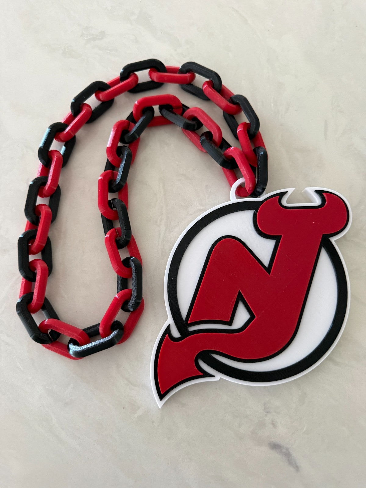 New Jersey Devils Oversized Necklace, Hype Chain