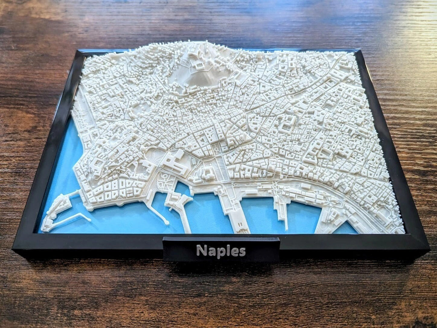 Naples Italy 3D City Map