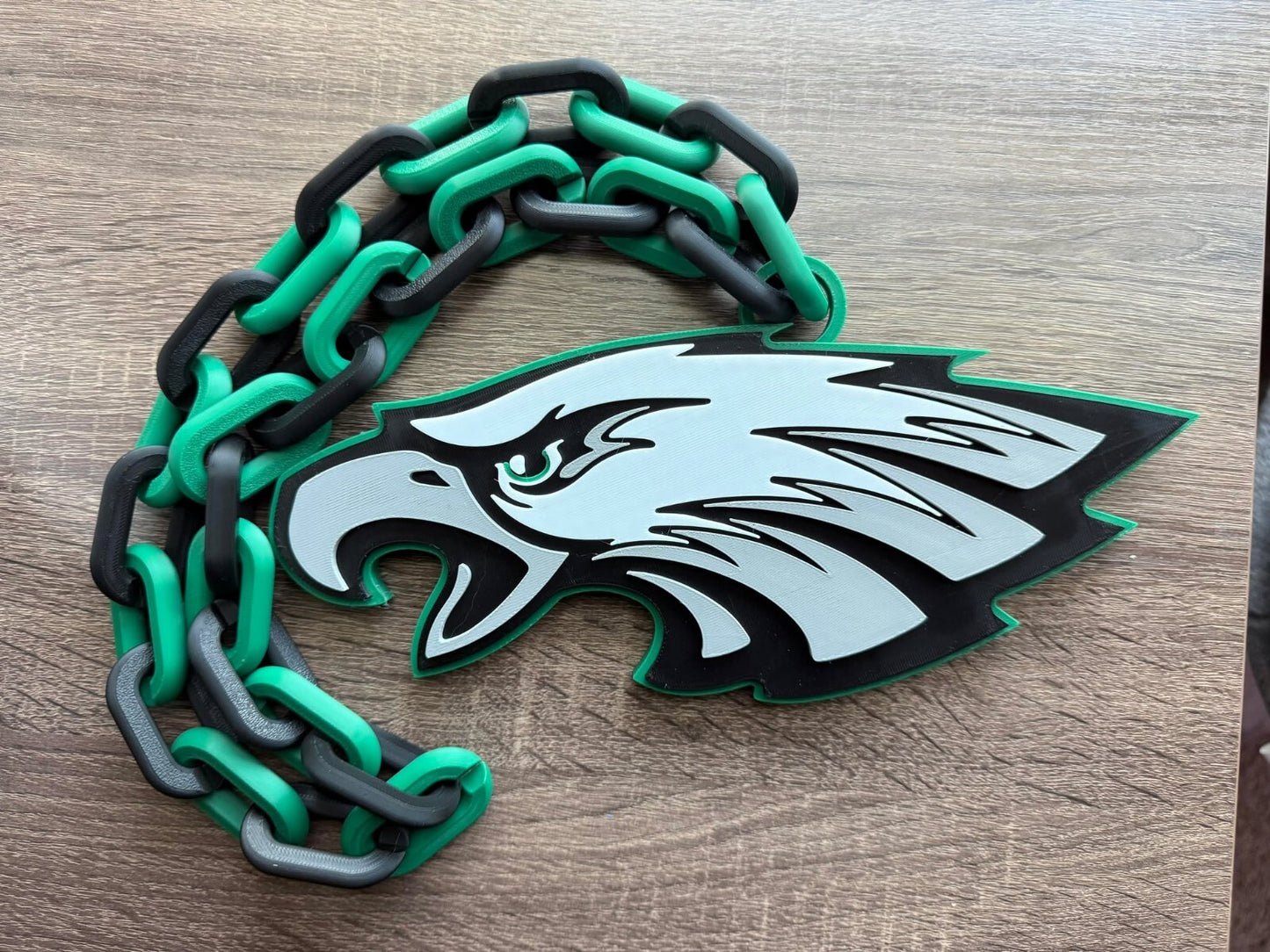 Philadelphia Eagles Oversized Necklace, Pendant