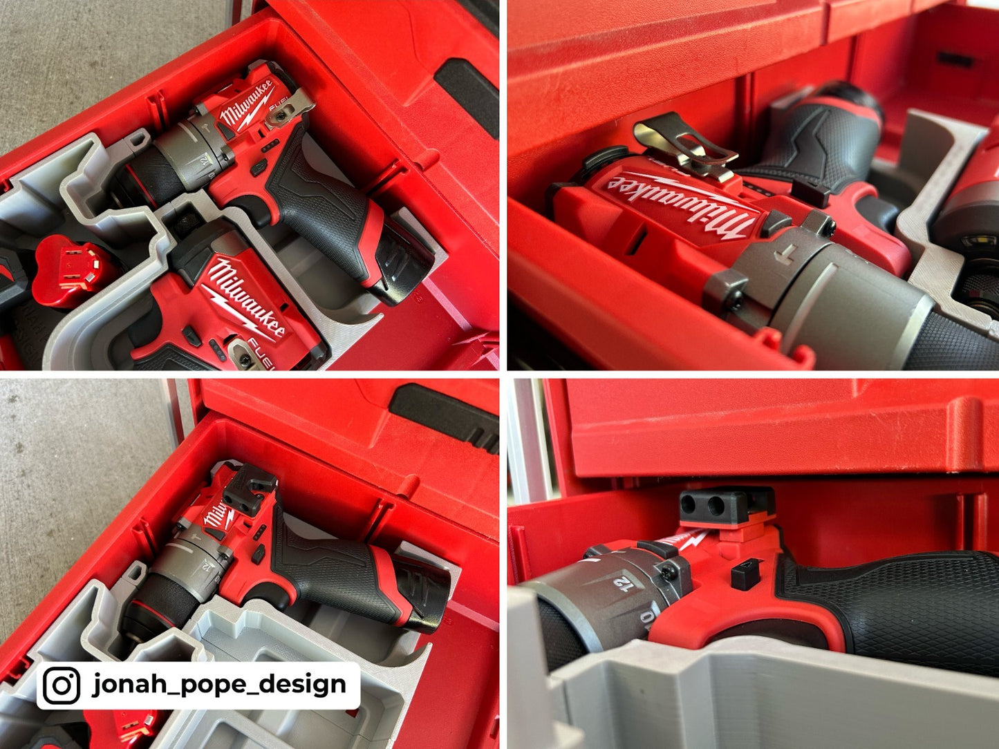 Milwaukee Packout Toolbox Drawer Insert for M12 Drill/Driver Gen3  (Insert Only)
