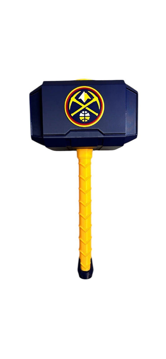 Denver Nuggets  NBA Mjolnir Thor's Hammer. Life Size  3D Printed Fan Art
