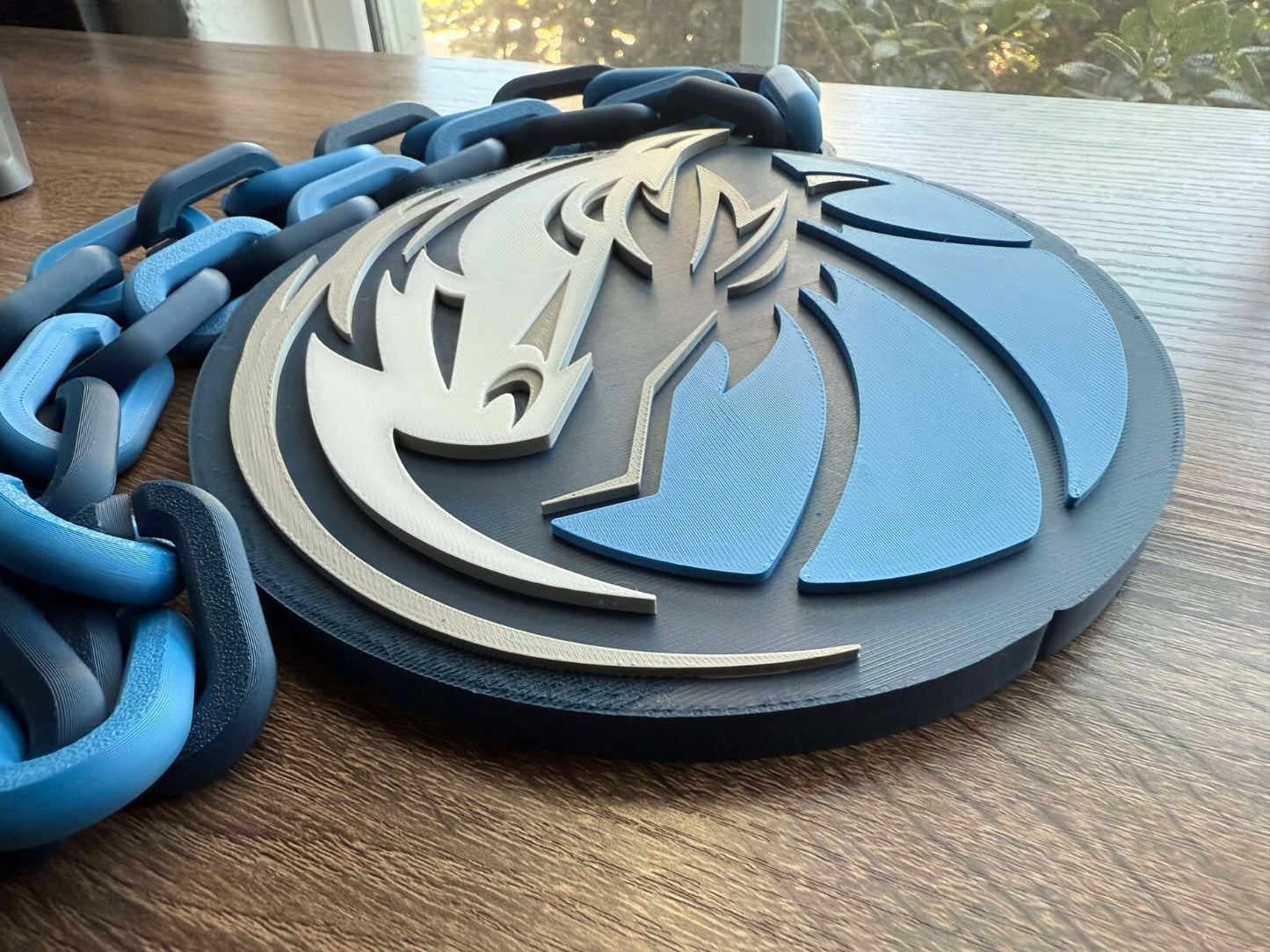 Dallas Mavericks Oversized Necklace, Pendant Chain