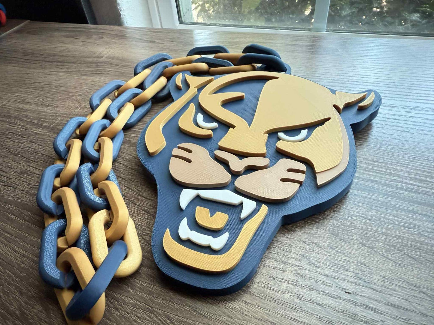Florida International Panthers Oversized Necklace, Hype Chain [Made To Order]