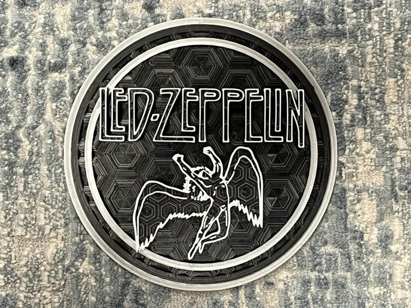 Led Zeppelin Wall Art Or Display 3D printed Dimensional Mosaic
