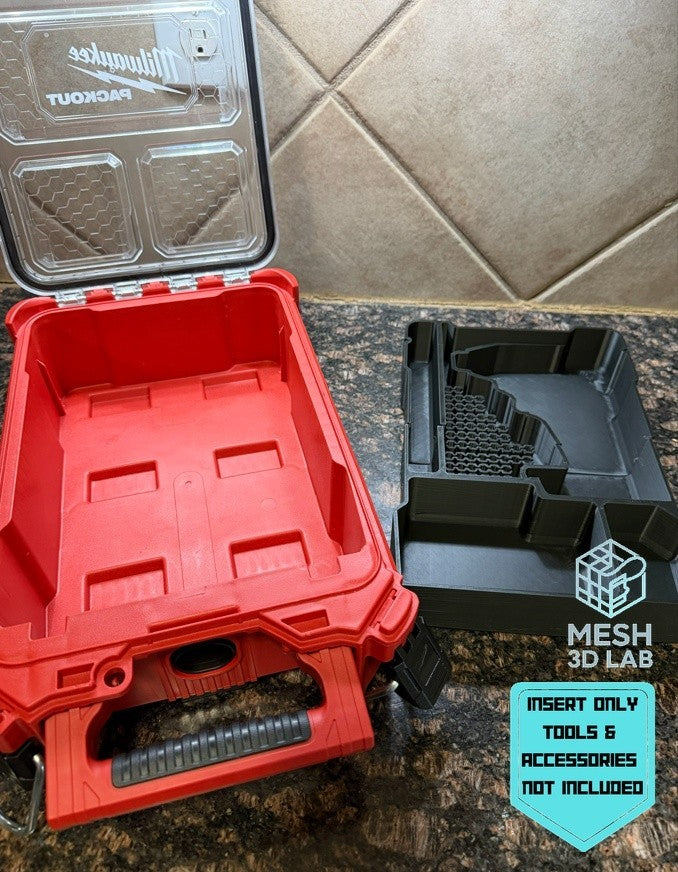 Fits Milwaukee M18 2656-20 Impact Driver PACKOUT Organizer Insert (Insert Only)