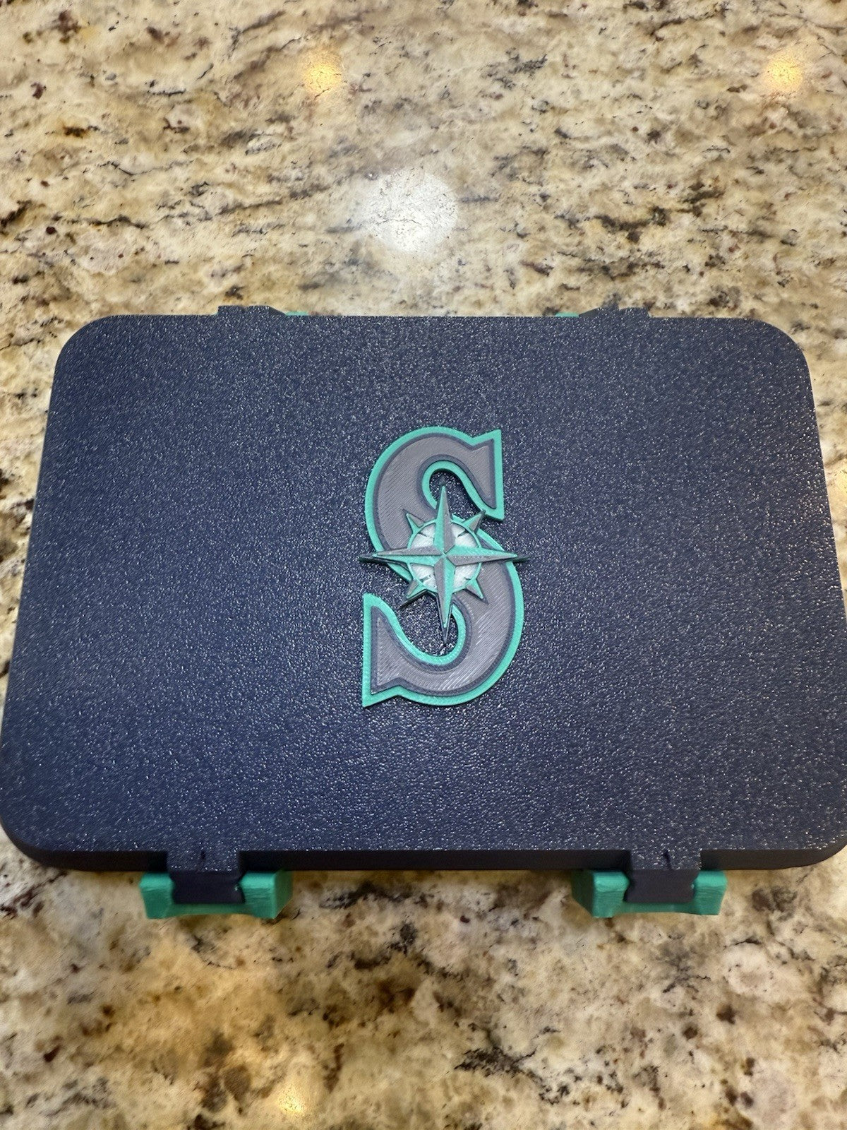 Seattle Mariners golf ball box 3d printed Fits 12 golf balls. Balls not included