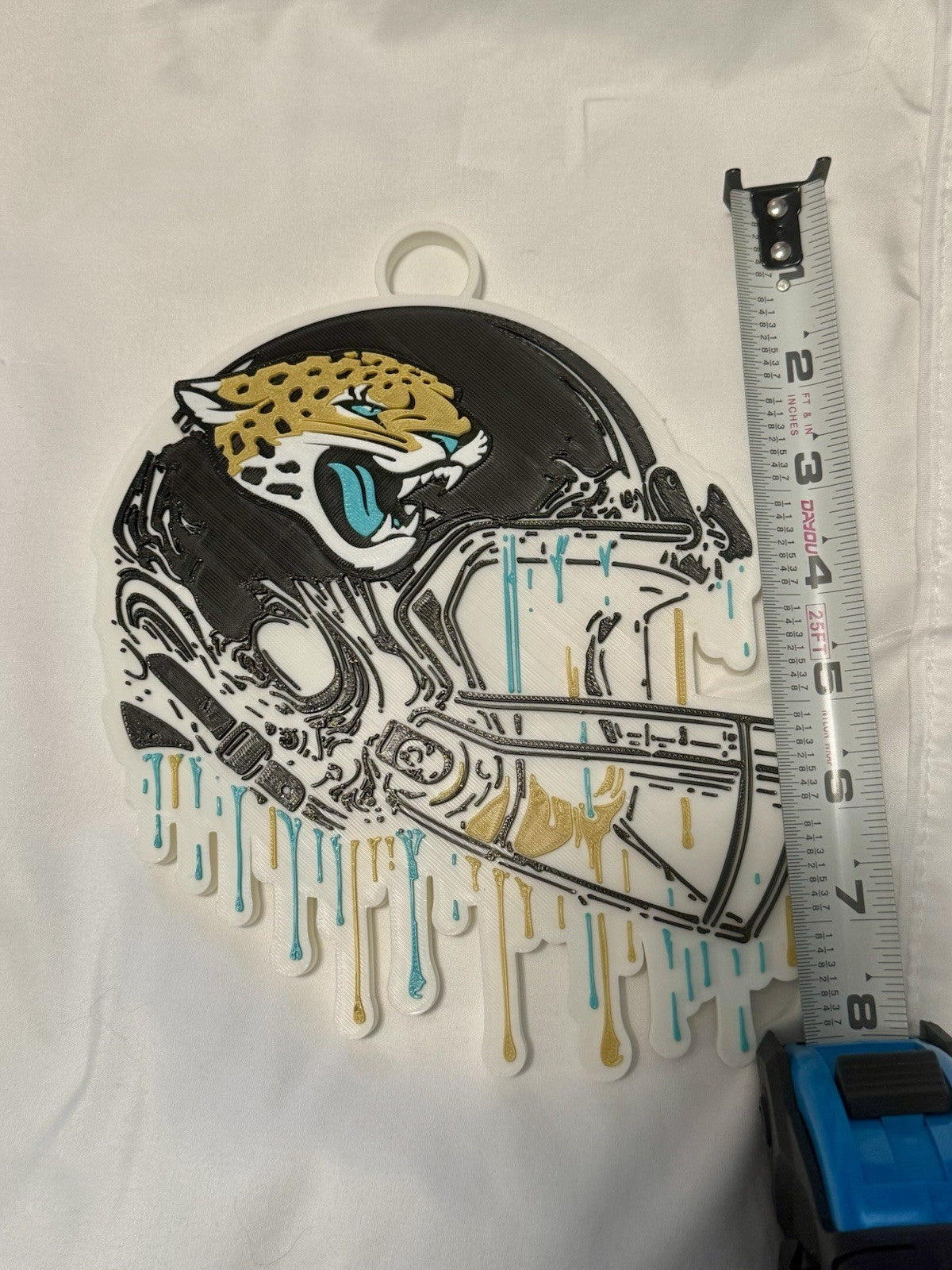 Jaguars Drip Helmet Decor