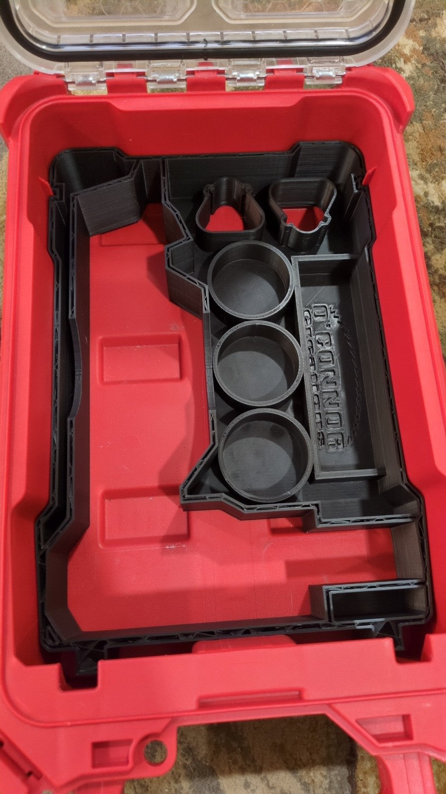Fits Milwaukee M12 FUEL 2532-20 Sander PACKOUT Organizer Insert (Insert Only)
