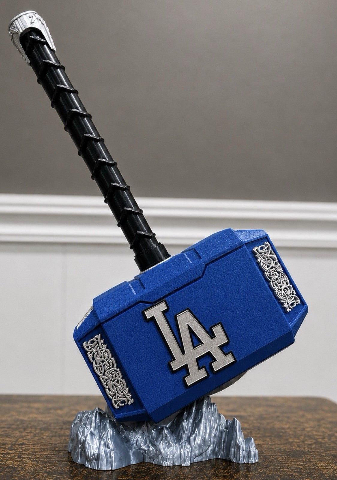 Los Angeles LA Dodgers 13” Thor Hammer MLB INSPIRED Unique Fan Gifts Man Cave