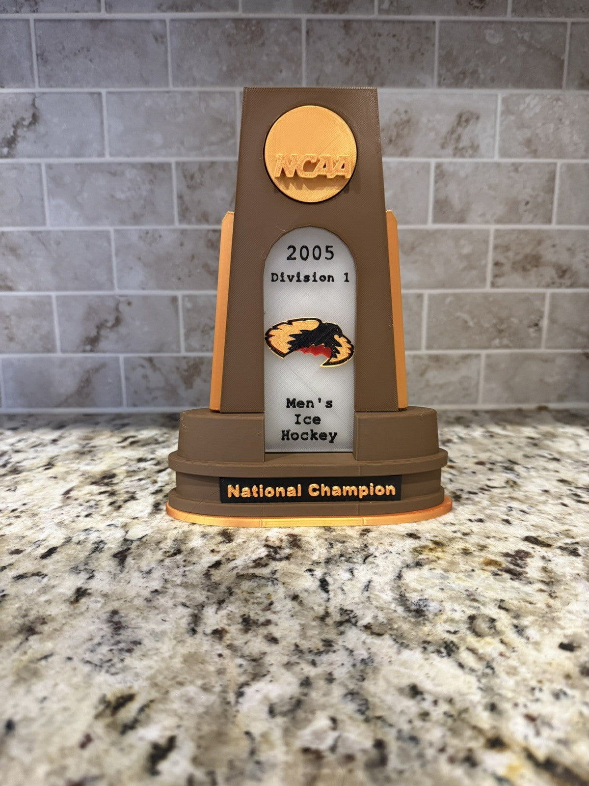 Denver pioneers 2004/2005 hockey national champion  3d print custom