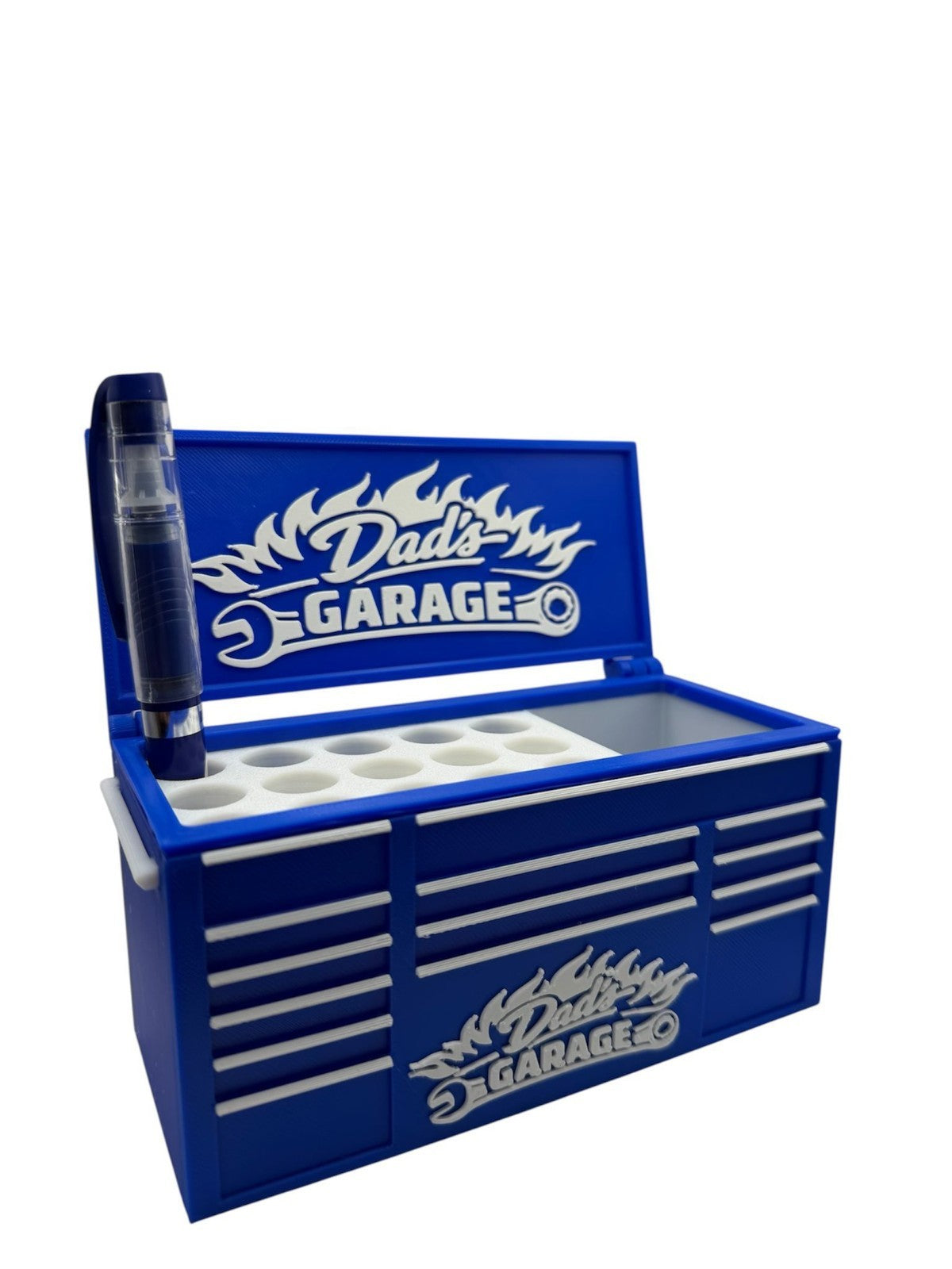 Toolbox Desk Organizer Dad's Garage | Father's Day Gift | Pen Holder