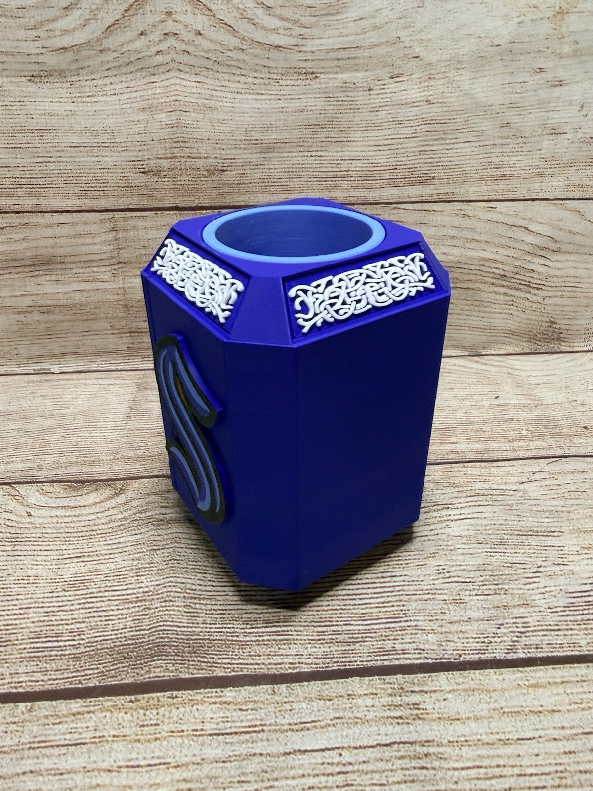 Seattle Kraken Mjolnir Inspired Drink Koozie Thor’s Hammer 3D printed