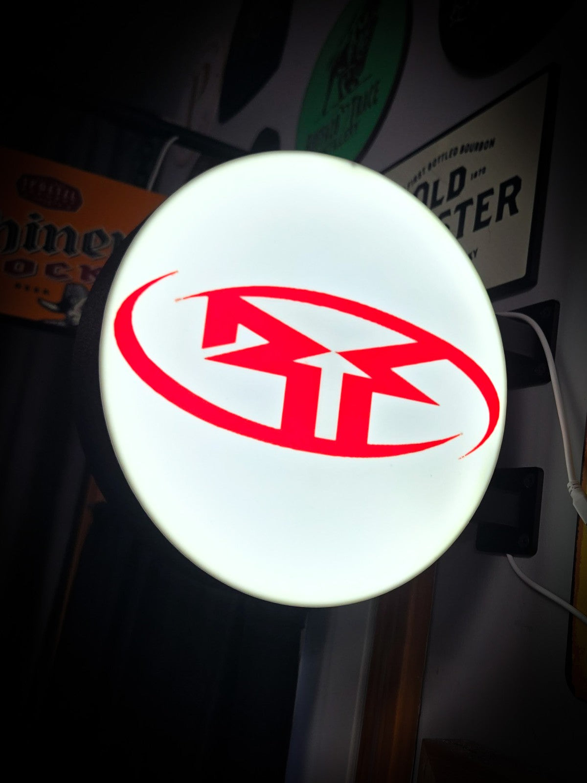 ROCKFORD FOSGATE 12 Inch Light Box LED Sign 3D Printed Wall Decor Man Cave
