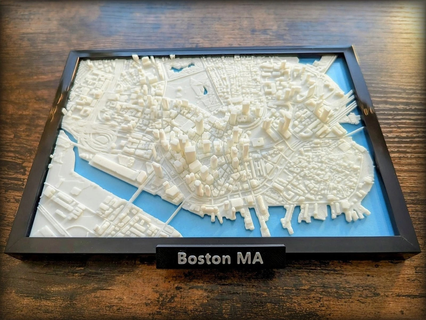 Boston Massachusetts USA 3D City Map