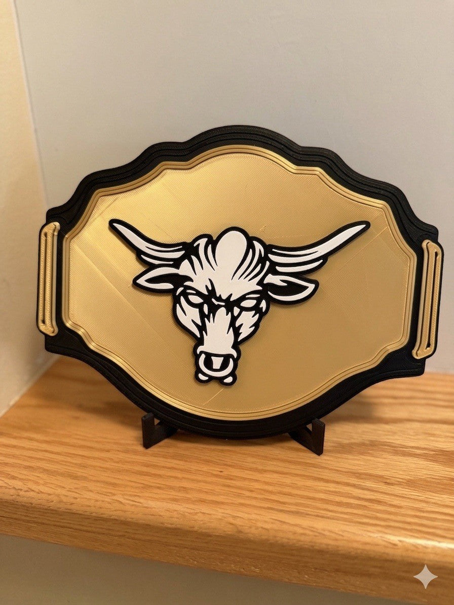 The Rock WWE championship belt hype fan chain OR desk display!  Pick one!