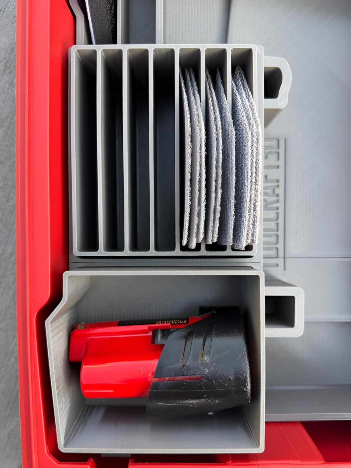 Insert for Milwaukee M12 Orbital Detail Sander & Packout Organizer