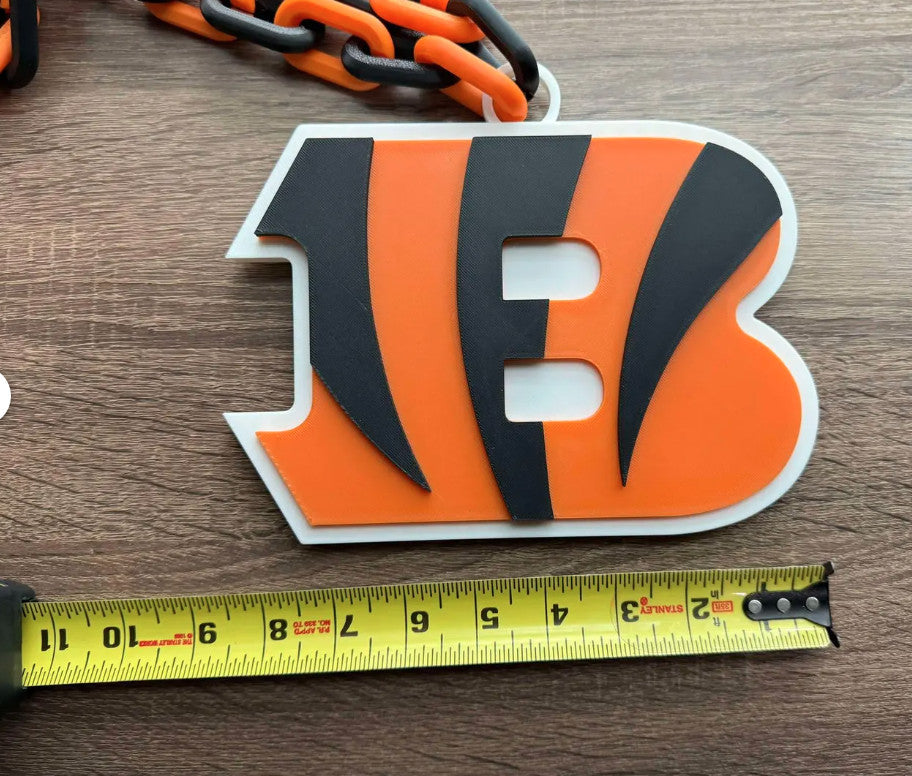 Cincinnati Bengals 3D Printed Sports Chain, Necklace [Made To Order]