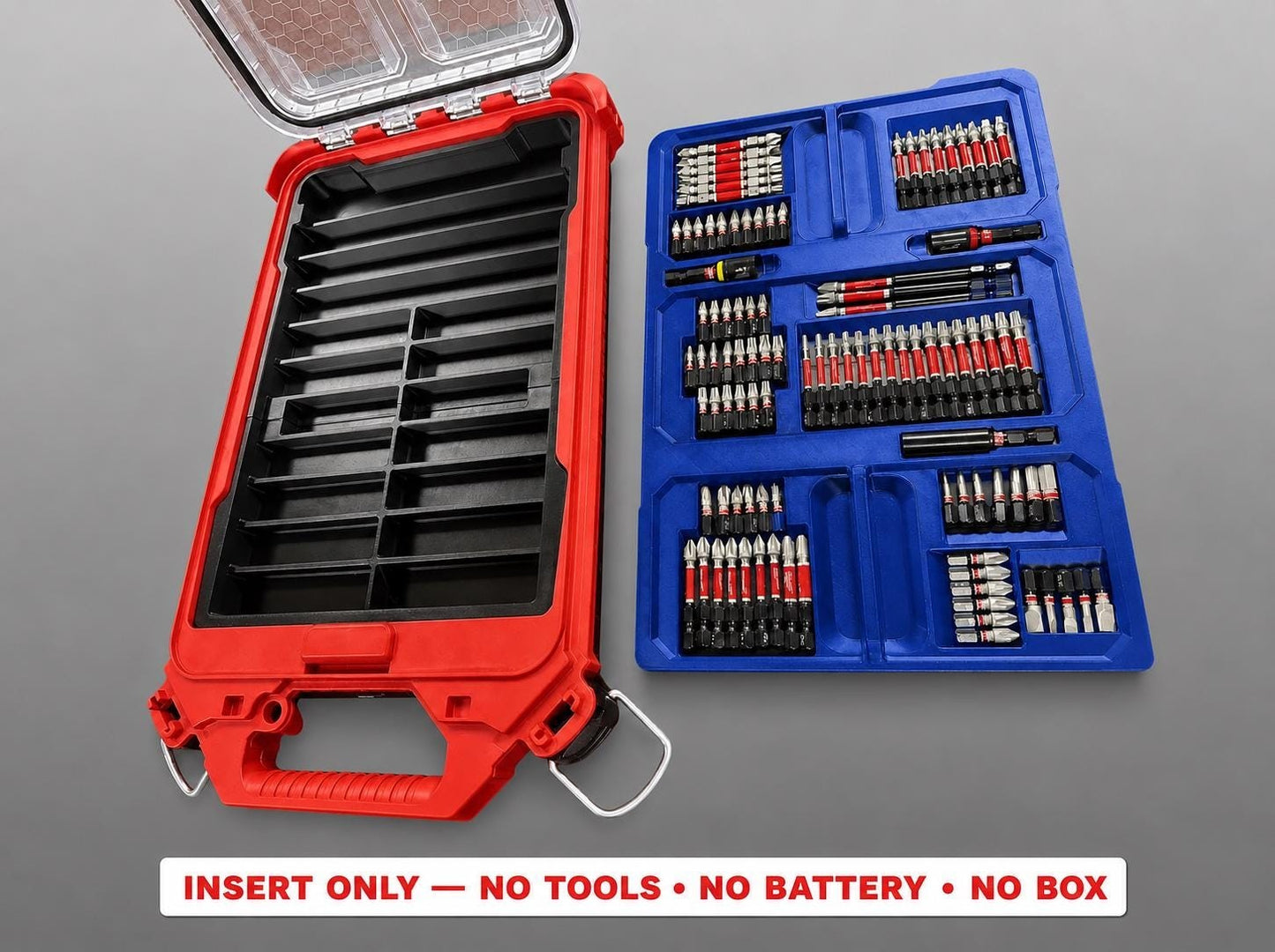 Milwaukee Packout Insert for PACKOUT SHOCKWAVE Driver Bit Kit 100pc | 3D Printed