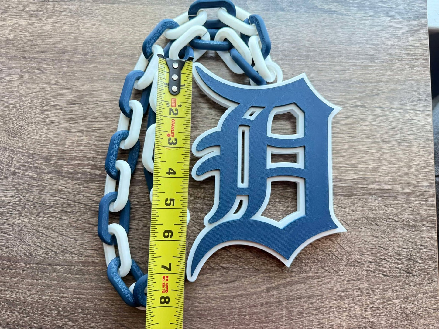 Detroit Tigers Oversized Necklace, Pendant