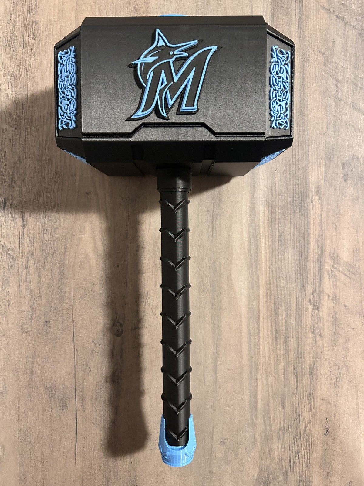 Eclipse Baseball Marlins Themed Mjolnir Thor's Hammer