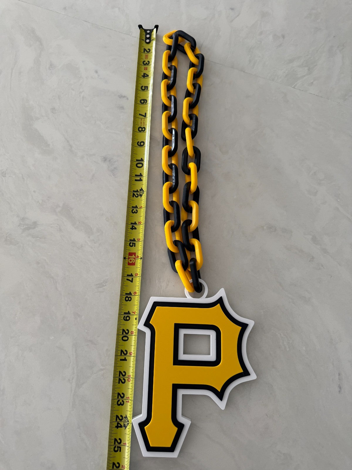 Pittsburgh Pirates Oversized Necklace Pendant Handmade 3D Printed