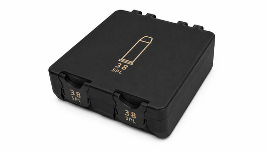 38 Special Ammo Box – 100 Rounds - Snap Close Storage Box | Fully Customizable