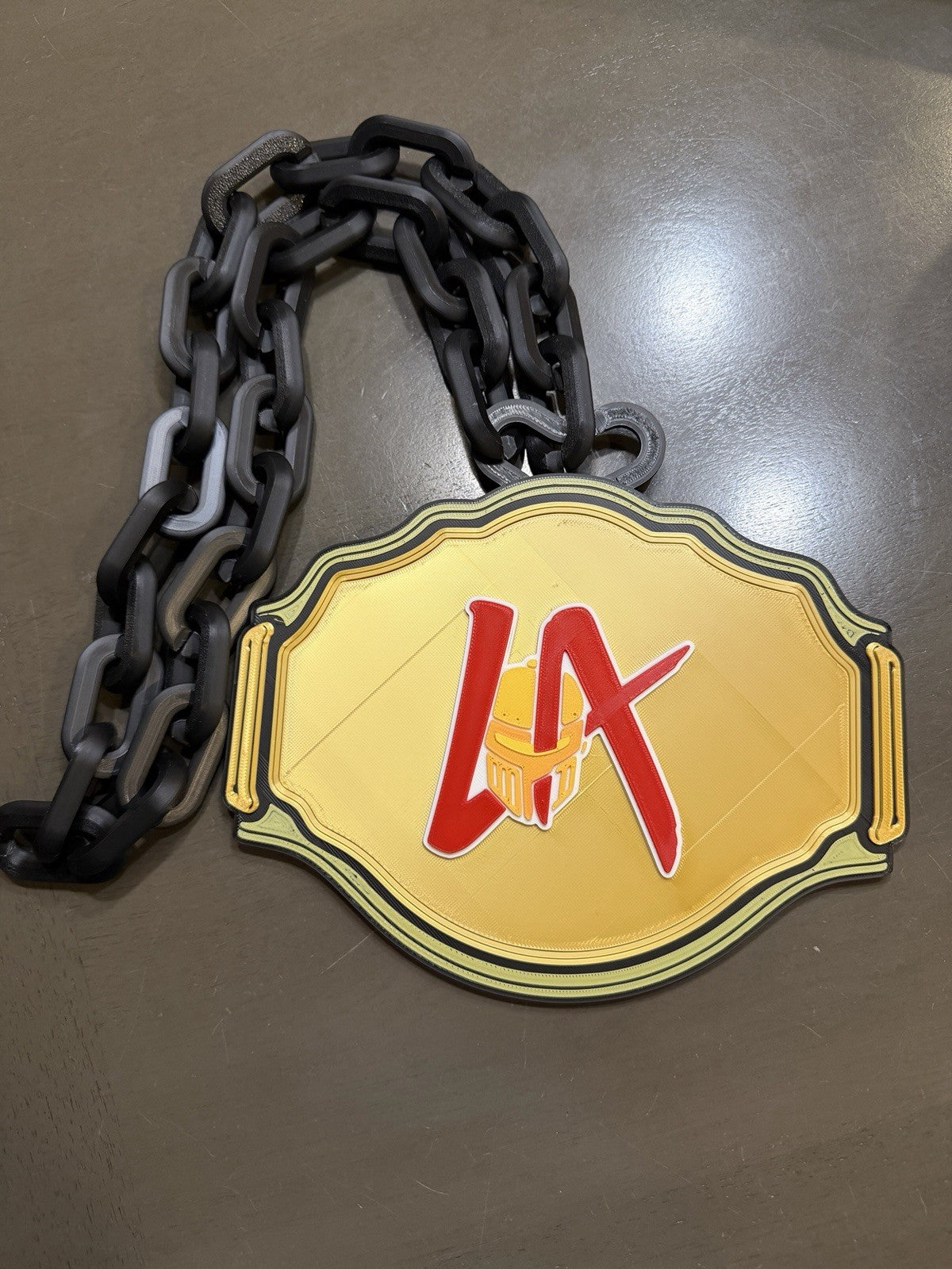 LA Knight WWE championship belt hype fan chain OR desk display!  Pick one!