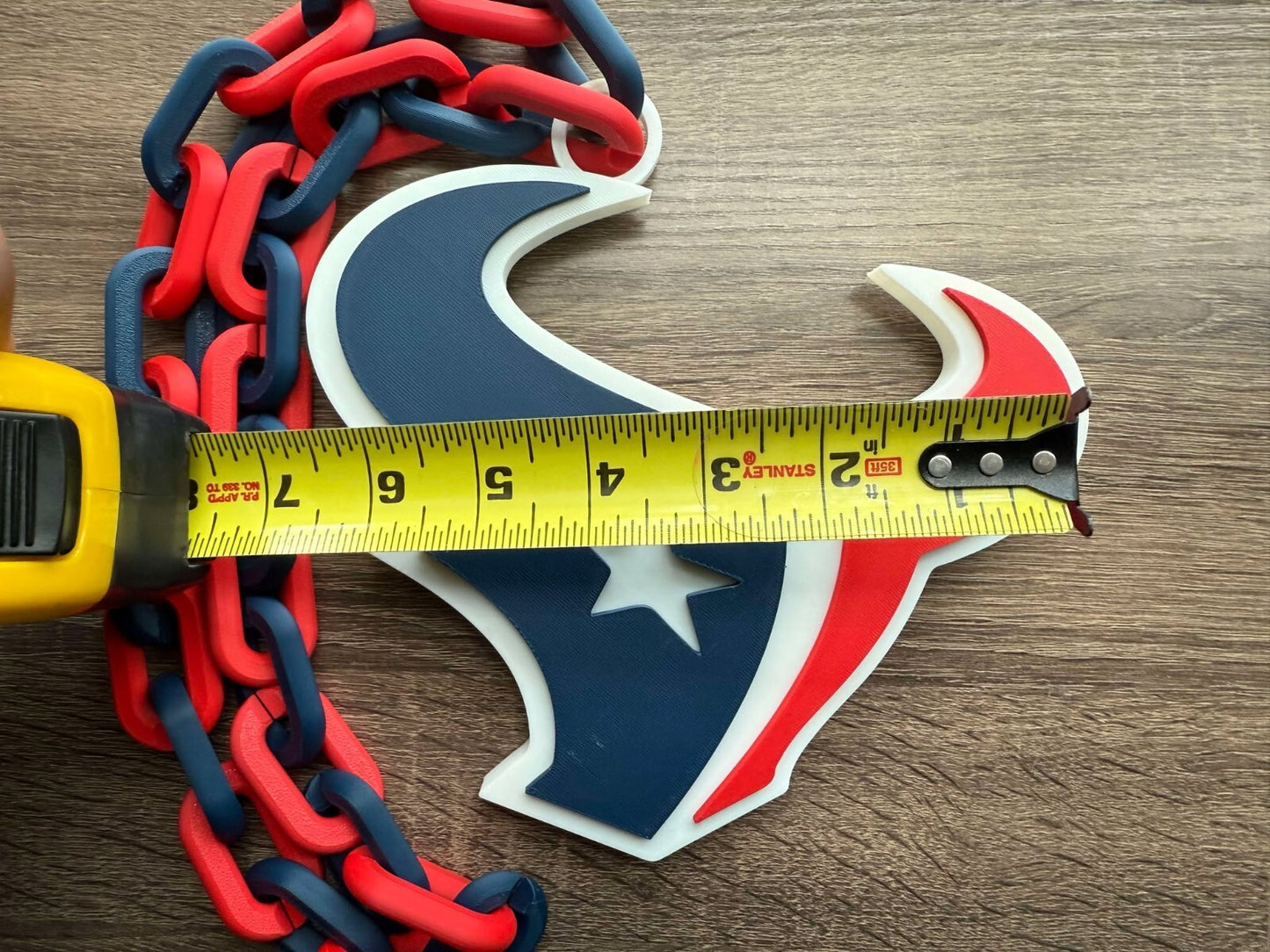 Houston Texans 3D Printed Sports Chain, Hype Chain [Made To Order]