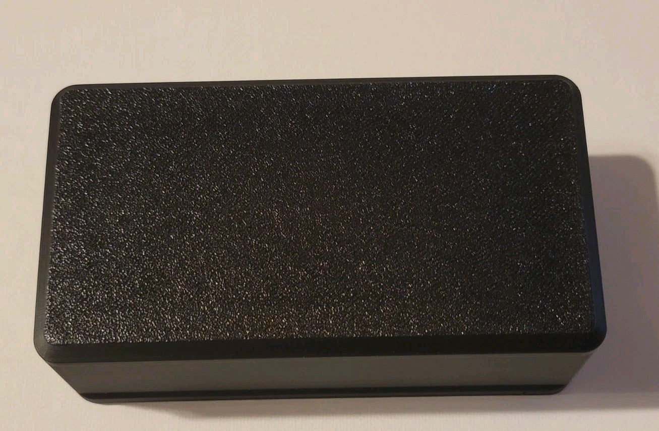 38 Special 50 Rd Ammo Box Holder Slide Lid 3d Printed Black Gold