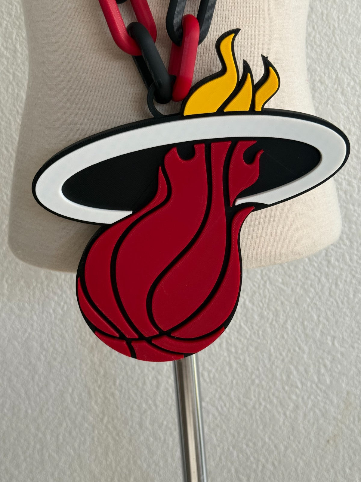 Toronto Raptors Oversized Hype Chain - 3D Printed Basketball Necklace - We The N