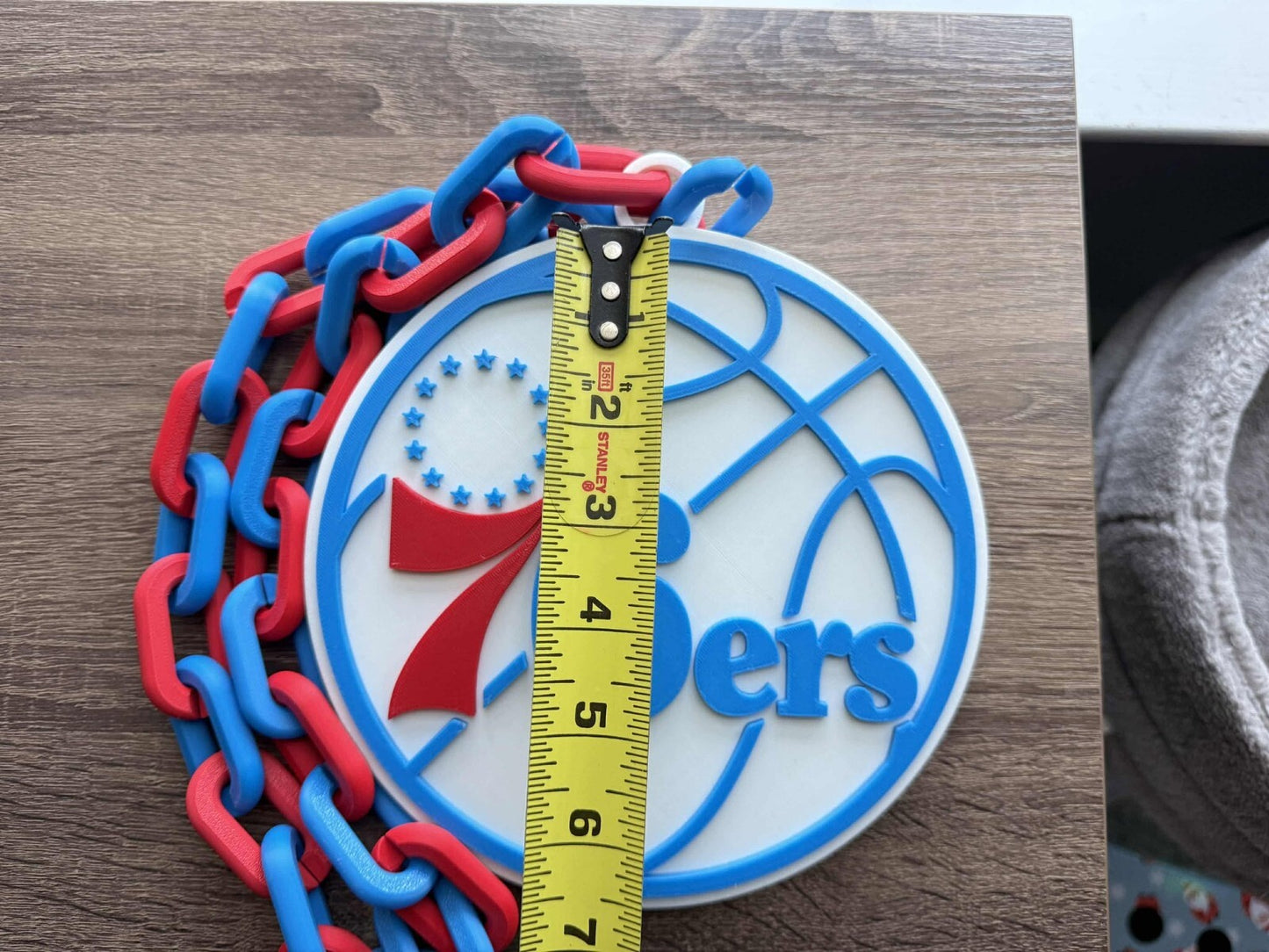 Philadelphia 76ers Oversized Necklace, Pendant [Made to Order]