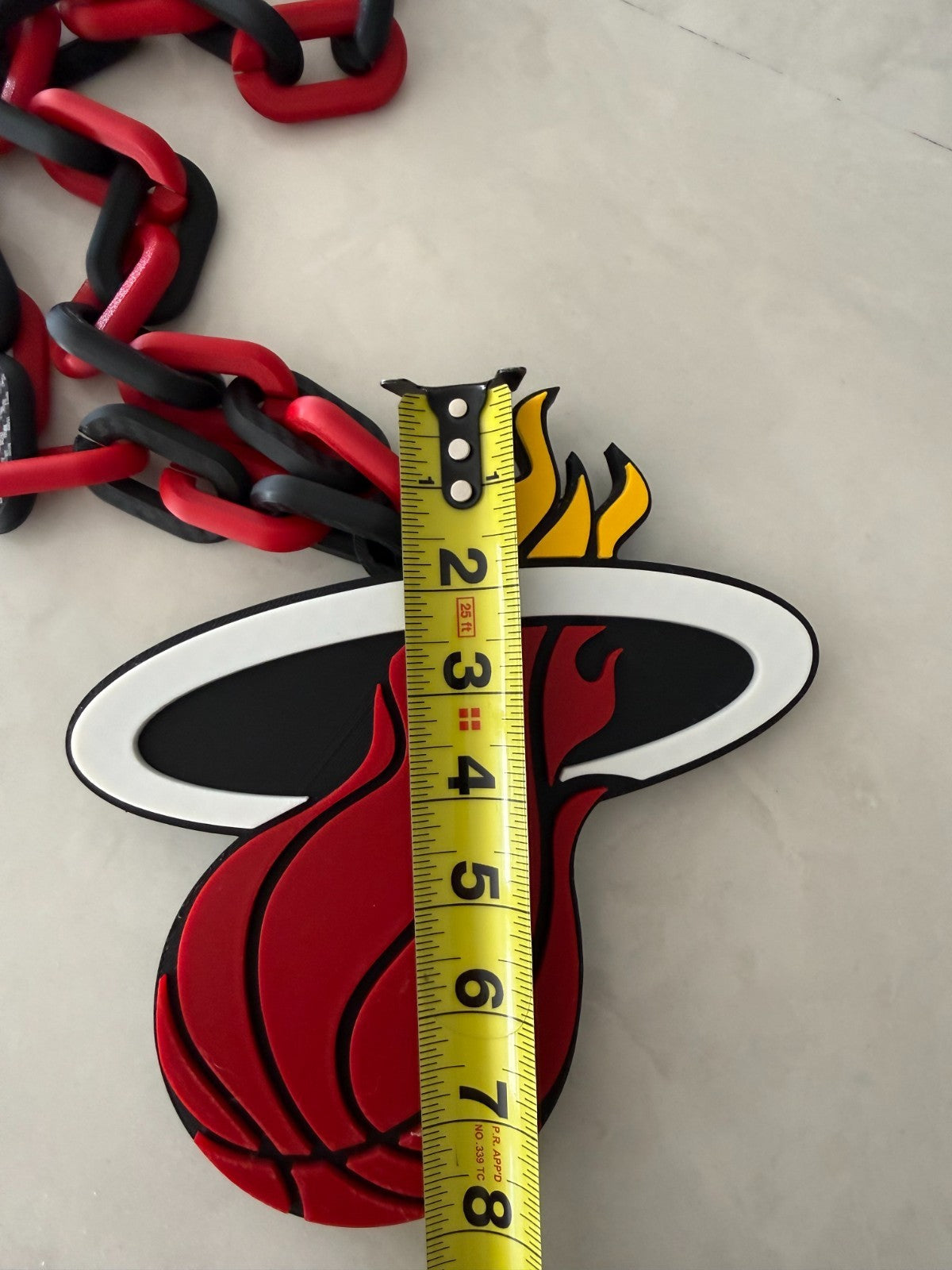 Toronto Raptors Oversized Hype Chain - 3D Printed Basketball Necklace - We The N