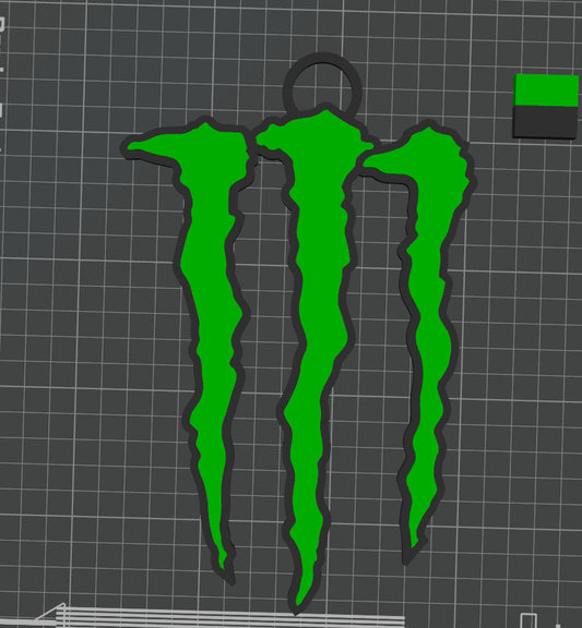 Monster 3D printed Hype Chain with 26 Links Per Chain