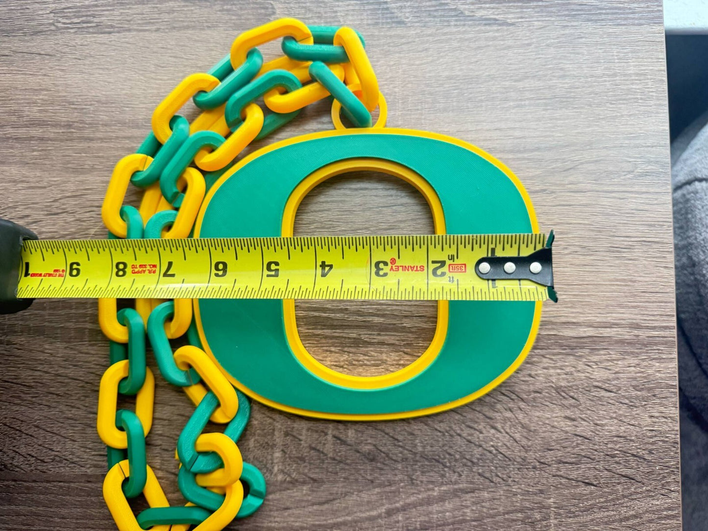 Oregon Ducks Oversized Necklace, Hype Chain [Made to Order]
