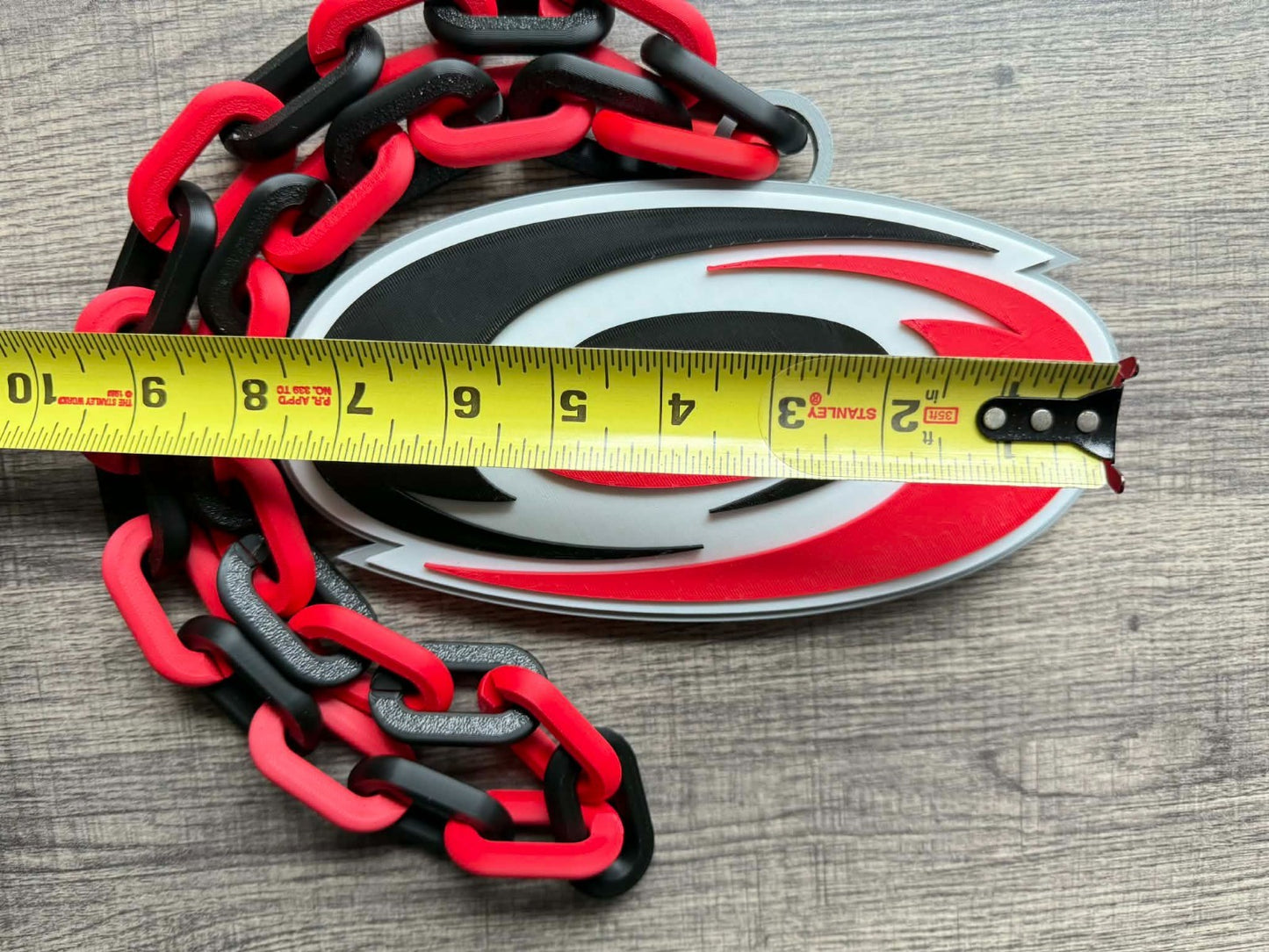 Carolina Hurricanes Oversized Necklace, Hype Chain