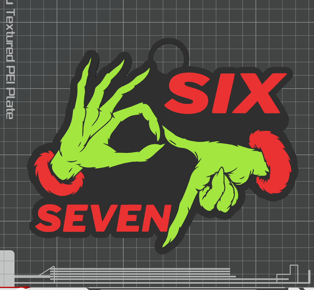 Christmas The Grinch 6-7 3D printed Hype Chain with 26 Links Per Chain