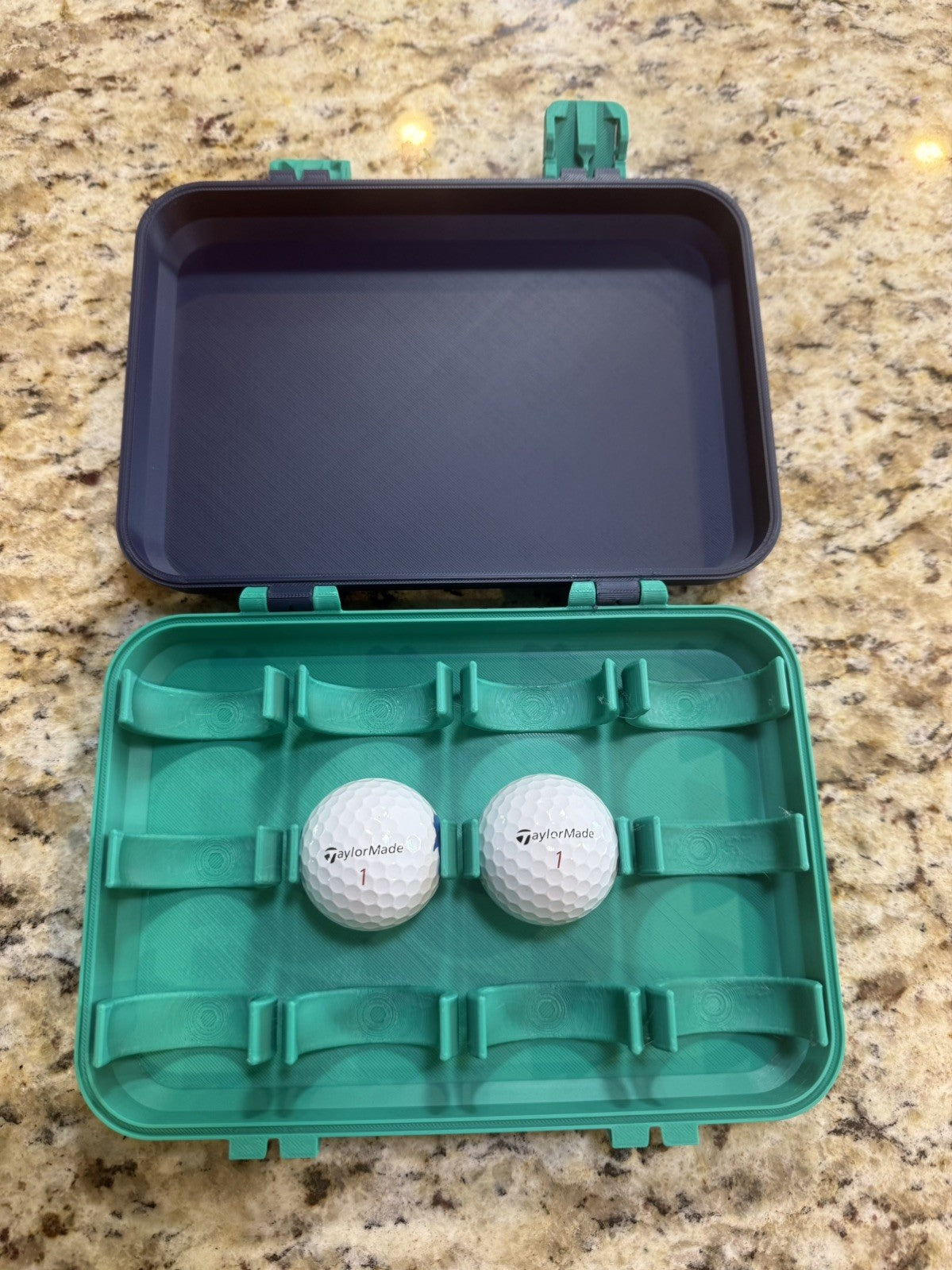 Seattle Mariners golf ball box 3d printed Fits 12 golf balls. Balls not included