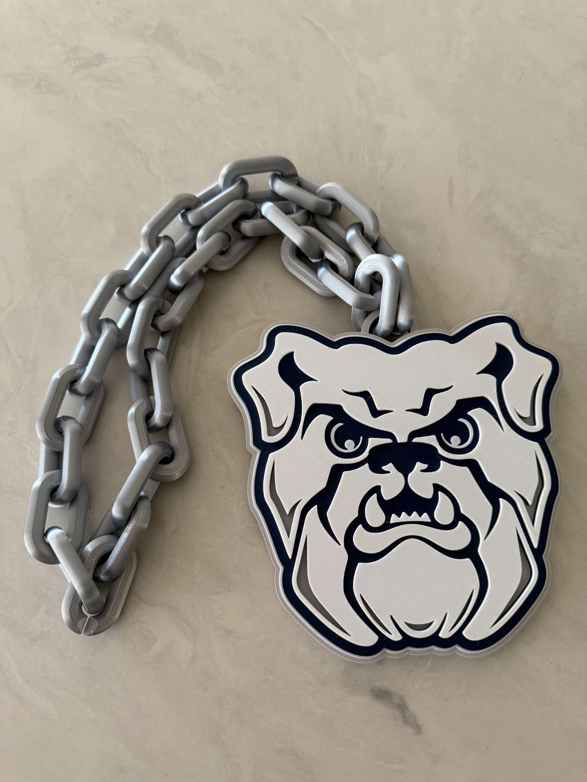 Butler Bulldogs Oversized Logo Necklace, Hype Chain