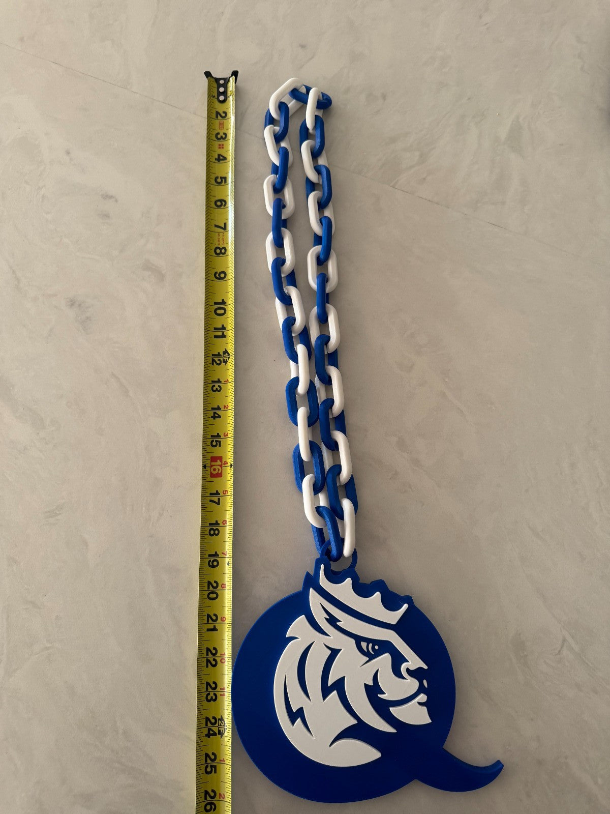 Queens University Royals Oversized Necklace, Hype Chain