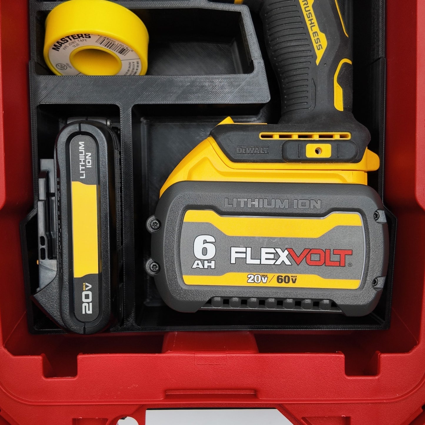 20V Brushless Drill (DCD794) Organizer for Milwaukee Compact Packout (Insert Onl