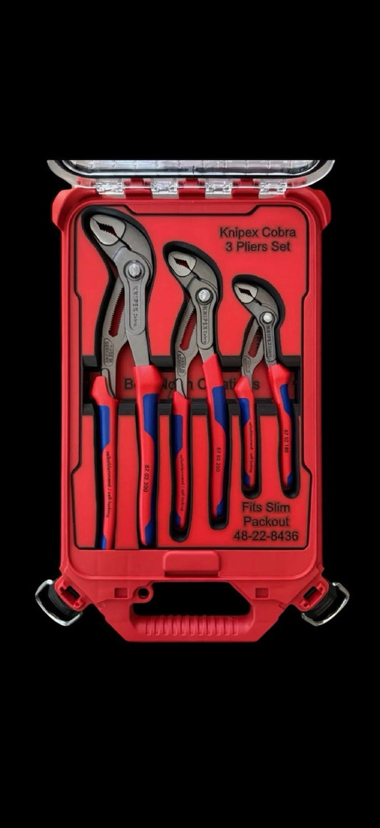 Milwaukee Packout Slim Knipex Cobra Insert