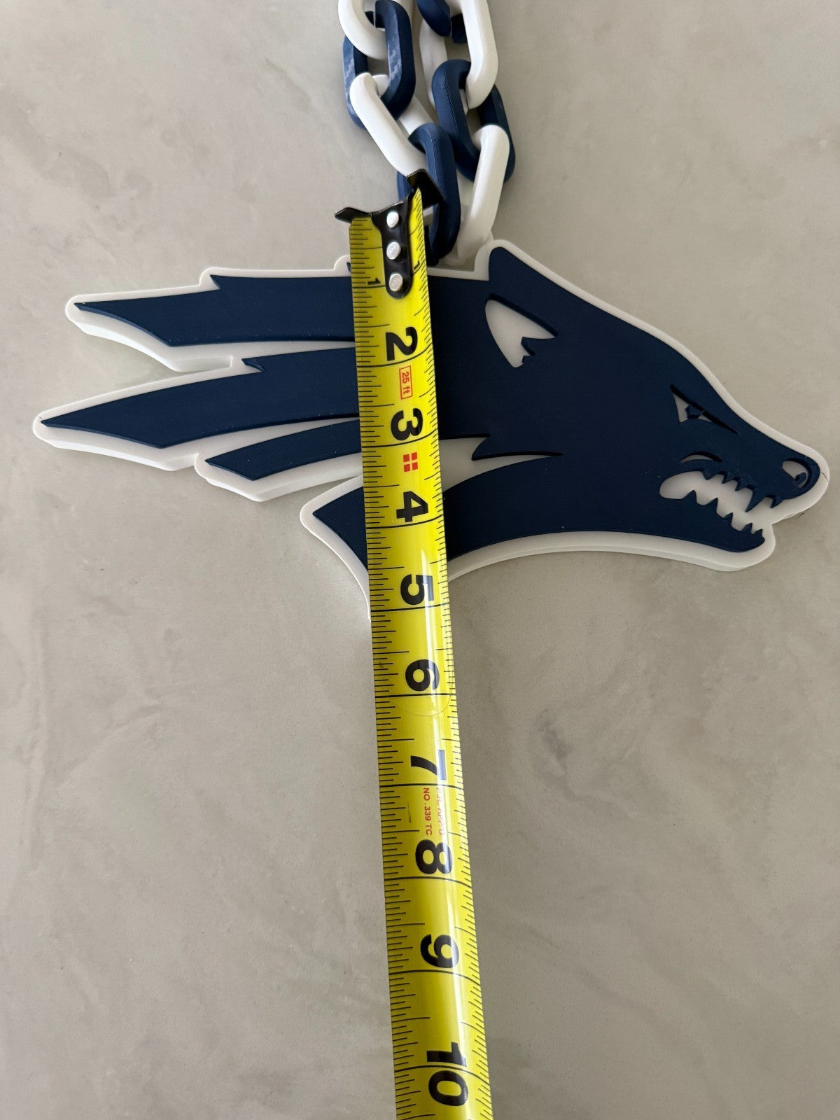 Nevada Wolf Pack Oversized Fan Necklace Hype Chain