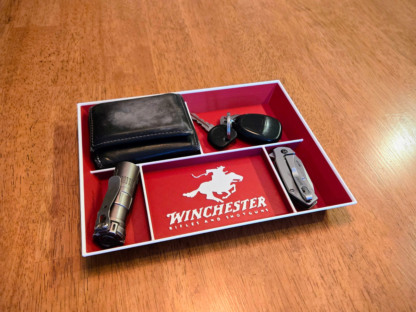 Winchester Firearms EDC Dump Tray 3D Printed Valet Desk Organizer Catchall