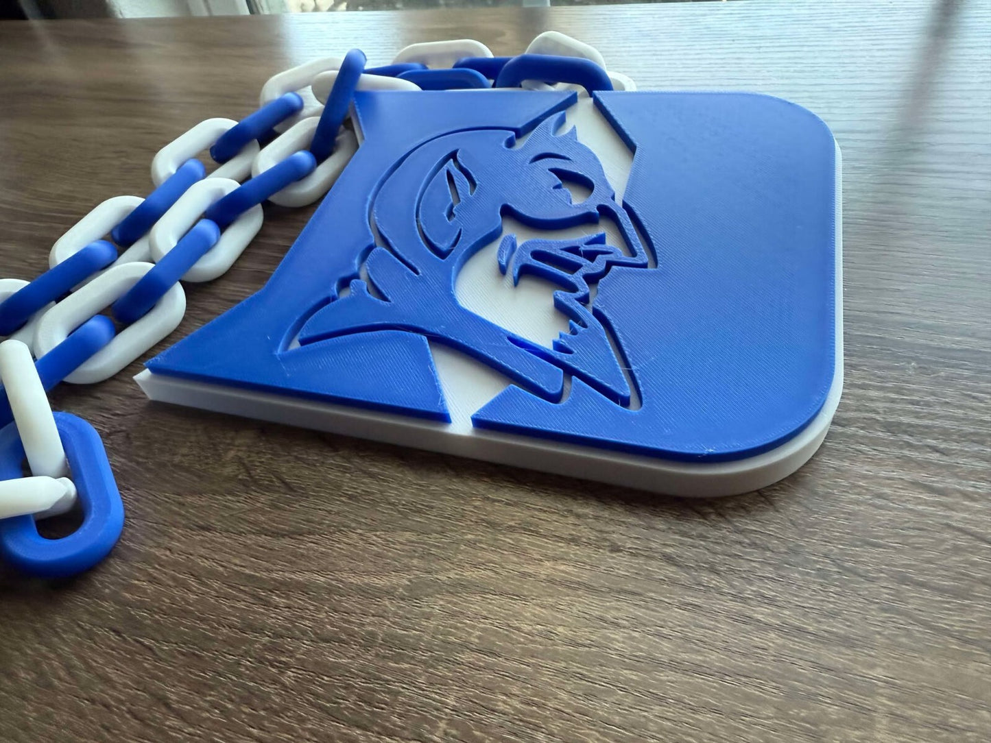 Duke Blue Devils Oversized Necklace, Hype Chain [Made To Order]