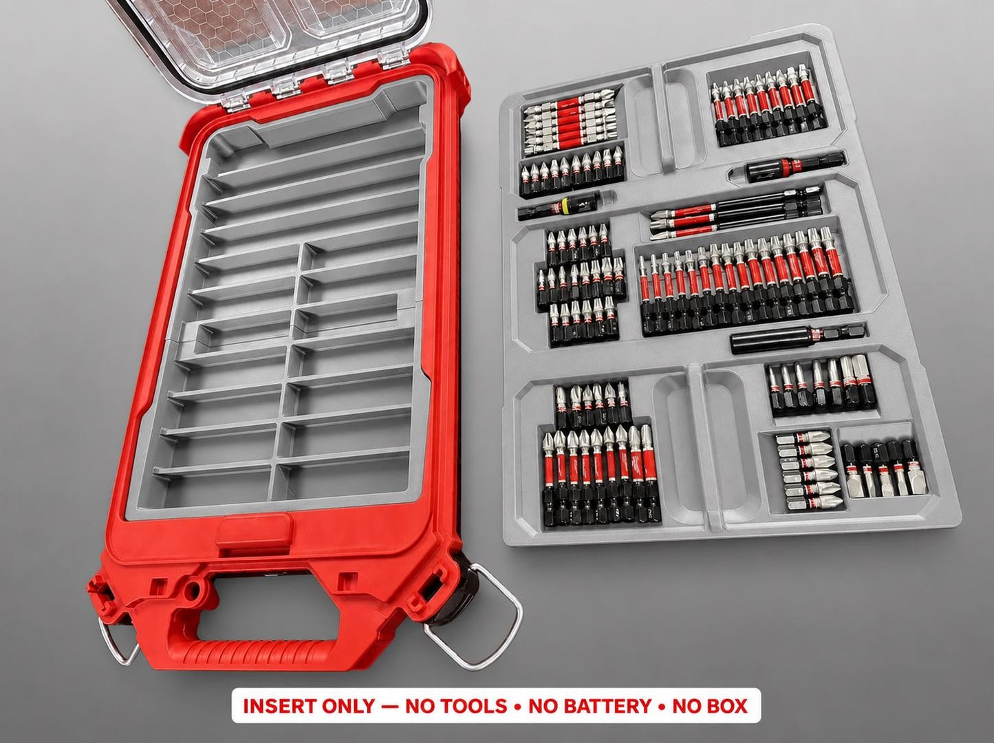 Milwaukee Packout Insert for SHOCKWAVE Driver Bit Kit 100pc | 3D Printed