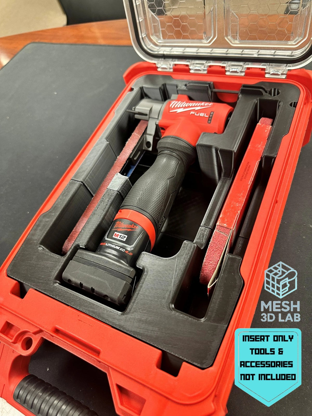 Fits Milwaukee M12 2482-20 Band File PACKOUT Organizer Insert (Insert Only)