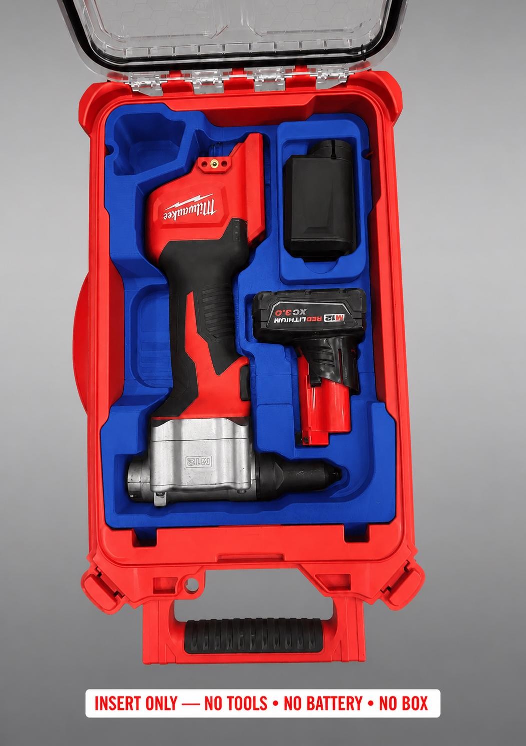 Milwaukee Packout Insert for M12 Cordless Rivet Tool | 3D Printed Organizer