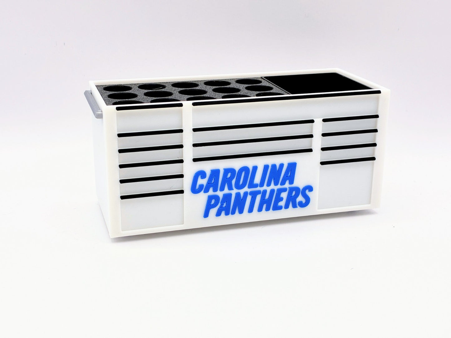 Carolina Panthers Mini Toolbox Pen Holder – Desk Organizer Gift