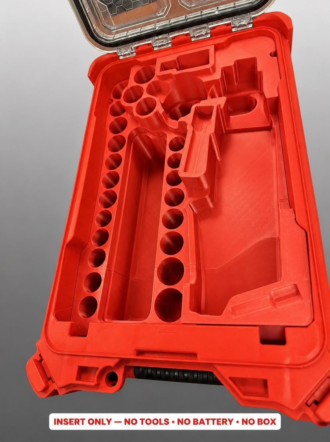 Milwaukee Packout Insert for M12 Fuel 3/8 in. High Speed Ratchet + 43pc Socket