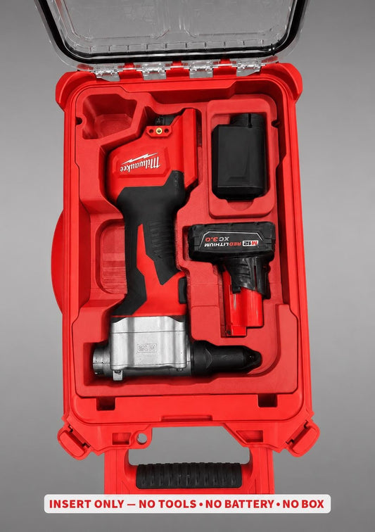 Milwaukee Packout Insert for M12 Cordless Rivet Tool | 3D Printed Organizer